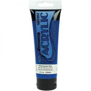 Farba akrylowa R&L 120ml, Niebieska ciemna/Pthalocyanine Blue